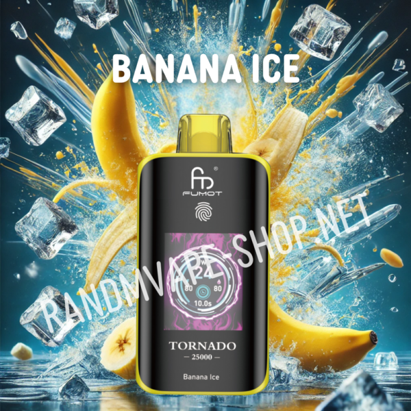Randm-Tornado-Vape-25000-Banana-Ice RandM Tornado Vape 25000 Banana Ice